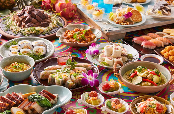エスニック料理大好きなシェフたちがお届けする夏のディナービュッフェ「アジアングルメとハワイアンスイーツフェア」開催