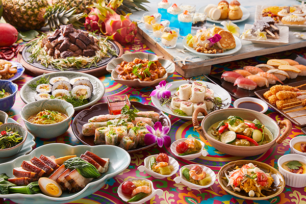エスニック料理大好きなシェフたちがお届けする夏のディナービュッフェ 「アジアングルメとハワイアンスイーツフェア」開催