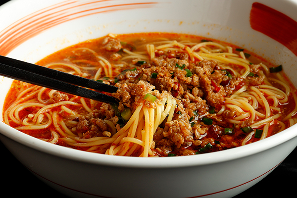 肉みそが入った台湾ラーメン