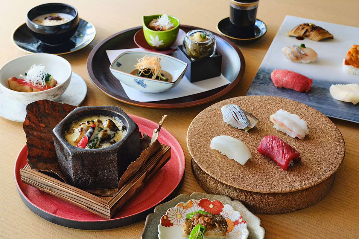 ダイニング『六つ喜』×鮨『藍寿』二つのレストランが出会う美食の物語 ― スペシャルコース《匠海（しょうかい）》誕生
