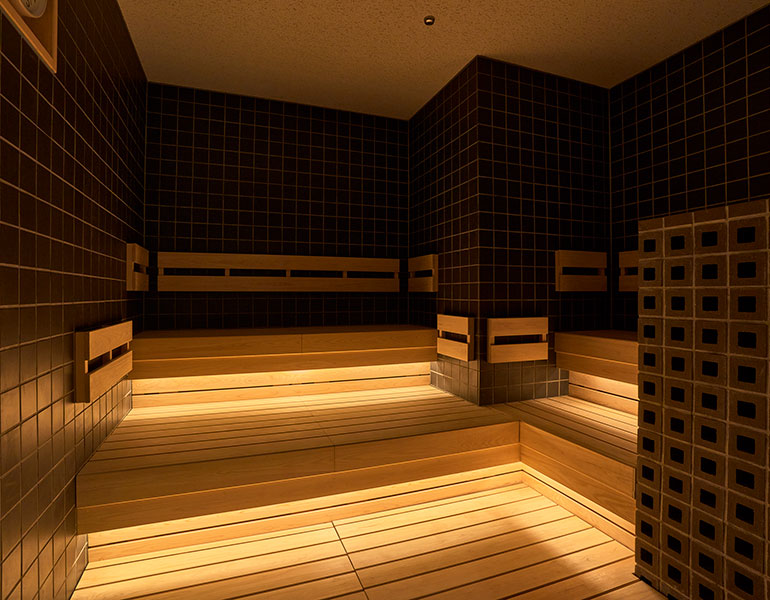 ▲ドライサウナ